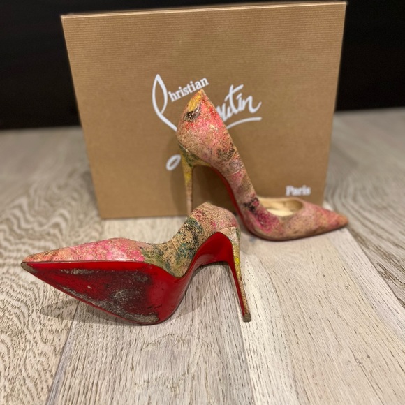 Christian Louboutin
Multicolor So Kate 120 Cork Blooming Print - Picture 6 of 7